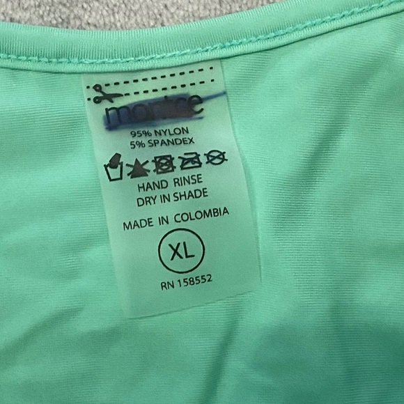 New! Montce lulu bikini bottom turquoise crochet nwot 24652 - Picture 6 of 10